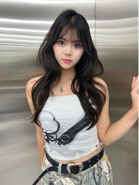 アイヴァン(AIVAN) ロングレイヤー/レイヤーカット/韓国風ヘア/グレージュ  ll