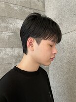 ニアウ 伊勢崎連取店(Niau)&nbsp;メンズシースルーマッシュウルフニュアンスパーマ