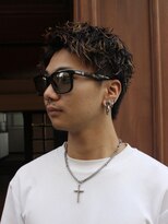 トッド(tod)&nbsp;ニュアンスパーマフェザーパーマスパイキーショートメンズパーマ