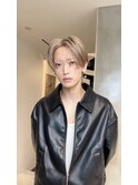ミルクティーベージュ×シースルーセンターパート