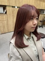 ヘアーアンドスパ メル(hair&spa m.e.l by origami)&nbsp;フラミンゴピンク