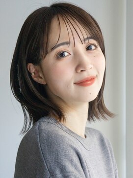 ガーデンヨコハマエスト(GARDEN YOKOHAMA est) 似合わせカット 外はねロブ ナチュラル