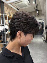 ビカムメンズヘアー 栄店(become men's hair)&nbsp;名古屋フェザーパーマ曲がる縮毛矯正ニュアンスパーマ