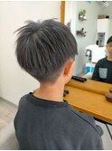ツーブロックショート