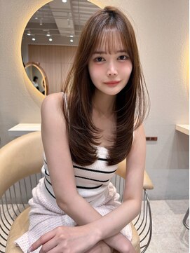 ロンド アンブル 四条烏丸(Lond ambre) 平野実花/くびれ/レイヤーカット/髪質改善/ブラウン/カラー