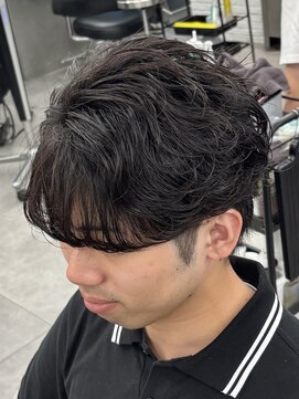 オーバルバイアピッシュ(OVARL by apish) シャドウパーマ/ニュアンスパーマ/メンズシースルー