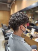 春◎メンズ刈り上げツイスパ×アップバングで爽やか