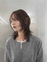 ヒメル(HML U/2A) ファッション感のある姫カットレイヤースタイル/まろベージュ