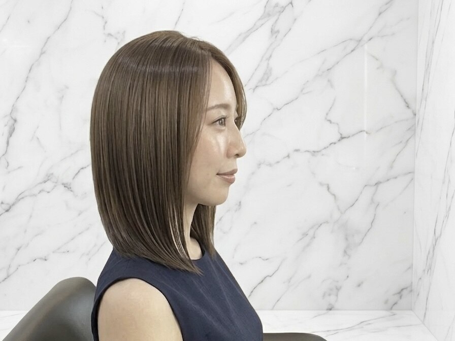 【新規】《艶髪美髪》カット+髪質改善カラー＋クイック髪質改善TR