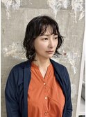 【大人ヘア】パーマボブ/ふわクシュ