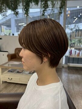 エルズ 大宮店(ailes) 大宮/ミルクティーブロンド/ダークブルー/デジタルパーマ