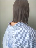 グレージュボブ｜ブリーチなし髪質改善ケアカラー