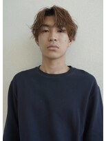 ネクストフォーヘアー(NEXT for hair)&nbsp;シャドーパーマ　波巻き　ブラウン