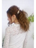 ヘアメイクサロン シャルメ(Hair Make Salon CHARMER) 結婚式☆二次会にも！大人ウェーブポニーテール