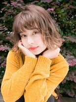 リリアン 表参道(relian)&nbsp;切りっぱなしボブもウェーブで可愛く☆relian表参道