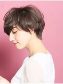  大人ショートボブ「オーガニック×ヌケ感」【表参道】遠藤