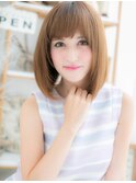 ■mod's上尾7-19★■ツヤキラリ☆前下がりストレートミディ