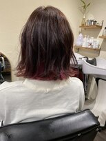 アット(at)&nbsp;#インナーカラー　#ボブ