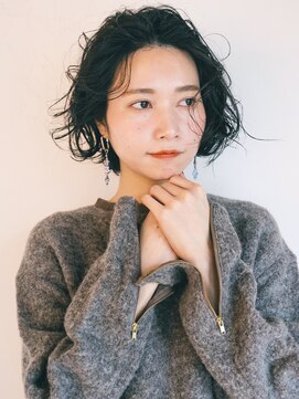 プフ 伏見(puf) クシュっとボブ。[伏見/丸の内/国際センター/髪質改善/