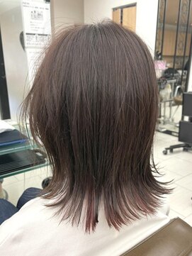 グランシュ 青葉台店(GranCieux) 外ハネ×インナーカラーピンク