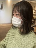 uta girls tomomiフェアリーベージュ×フェイスレイヤーボブ