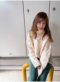 tuuli☆20代30代40代ベビーバングショコラベージュワンカール