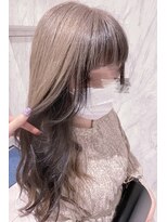 リー 京橋(Lee) 【Lee京橋】ミルクティーベージュ×黒インナー