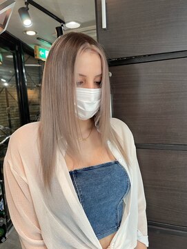 ラフ 難波店(LAFF) #黒髪#ボブルフ#ネビージュ#小顔#ワンレン