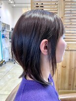 ボタニカル(BOTANICAL)&nbsp;大人可愛いショートウルフ＿ツヤ感ミディアムショコラブラウン