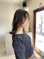 リアン(lien)&nbsp;＊顔まわりレイヤーカット×ダークグレージュ＊