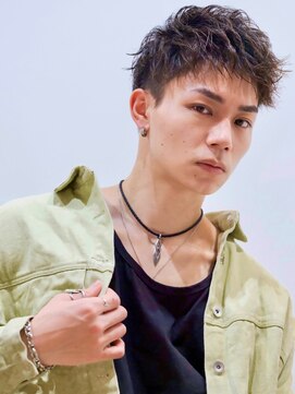 エムスラッシュ たまプラーザ(M.SLASH) たまプラーザ/束感ショート/ツーブロック/波巻き/アップバング