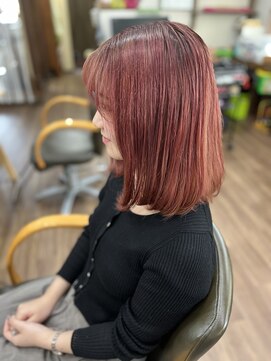 クラップヘアーコンフォートスペース(CLAPHAIR comfort space) コーラルピンク