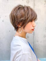 ロンドエニカ 大宮(Lond enika)&nbsp;lond惇平前髪パーマアッシュカラーレイヤーロンググレーベージュ