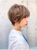 lond惇平前髪パーマアッシュカラーレイヤーロンググレーベージュ