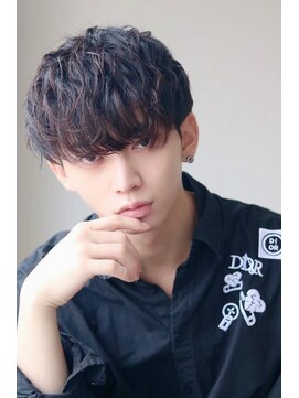 ソイクフ 高田馬場店(SOY-KUFU) MEN’S HAIR マッシュパーマアッシュブラックカルマパーマ