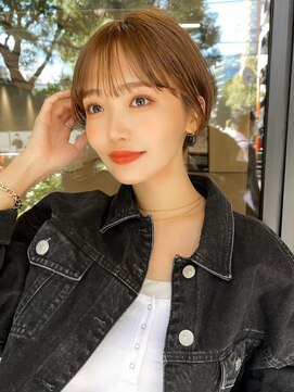 ギークス(GEEKS) 【GEEKS渋谷】耳かけ/大人ショート/20代30代/小顔/チョコレート