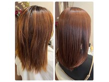 ラコ(Raco)の雰囲気（髪質改善トリートメントのビフォーアフター）