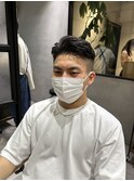 ハイフェード×毛流れパーマ