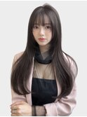 韓国ヘア  レイヤーカット 顔周りレイヤー ナチュラルカール