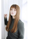 髪質改善ツヤ系ストレートロング
