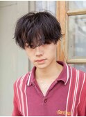 重めマッシュナチュラルパーマ