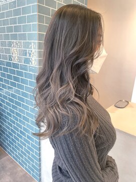 フェーディン(fa/din) バレイヤージュオリーブグレージュ