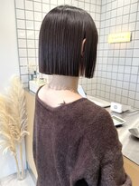切りっぱなし_タッセルボブ_ミニボブ