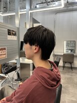 メンズサロン キング 梅田店(Men’s salon K!ng)&nbsp;ホワイトメッシュ/ツイスト/ツイスパ/パーマ/メンズ/眉毛