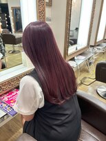 コワファースト 大分(COIFF1RST) 発色の良いチェリーピンクカラー