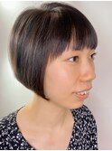 黒髪をオシャレに楽しむ個性派ボブ★