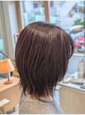 秋冬オススメ！20代30代かわいい切りっぱなし外ハネボブ