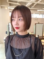 キアラ(Kchiara)&nbsp;福岡美容室20代30代40代切りっぱなしボブぱつっとボブ