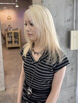 ラニヘアサロン(lani hair salon)&nbsp;ブロンドカラー/レイヤーカット/金髪/ハイトーン/ケアブリーチ