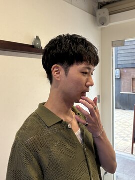 ディープ プラス ナカザキ(deep+nakazaki) 【メンズショート】【ニュアンスパーマ】